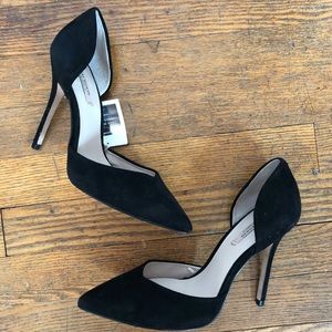 Zara D’Orsay Suede Pumps Size 38/7.5